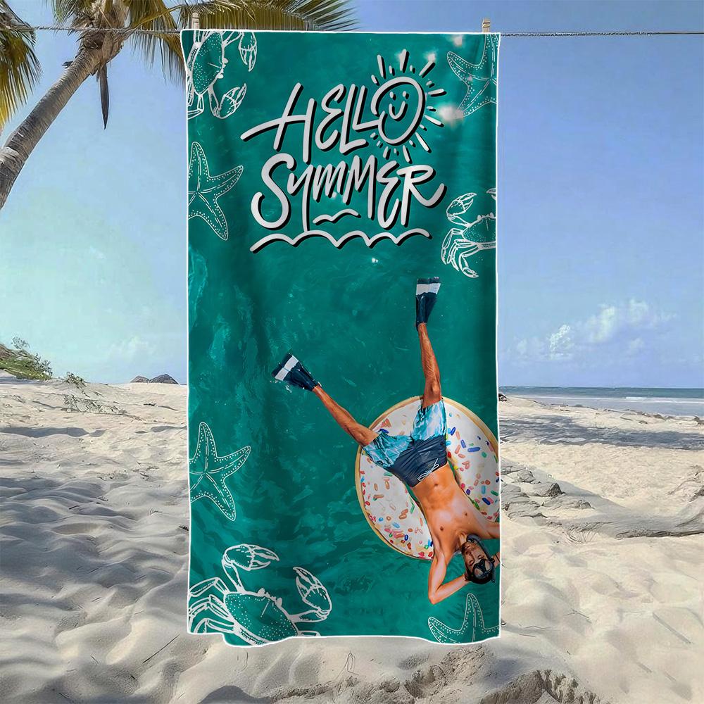 Summer Beach Aesthetic Beach Towel, Soft Quick-Drying, Perfect For Portable Outdoor Travel, Swimming, Camping And Summer Beach W30*H60(CM)
Summer Beach Aesthetic Beach Towel, Soft Quick-Drying, Perfect For Portable Outdoor Travel, Swimming, Camping And Summer Beach W30*H60(CM)