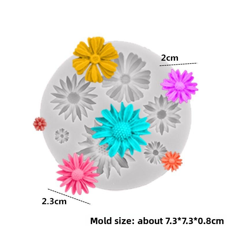 3D Daisy Silicone Mold Non-Stick Mini Flower Design for Wedding Birthday Cake Decor Chocolate Candy Craft Baking Supplies
3D Daisy Silicone Mold Non-Stick Mini Flower Design for Wedding Birthday Cake Decor Chocolate Candy Craft Baking Supplies