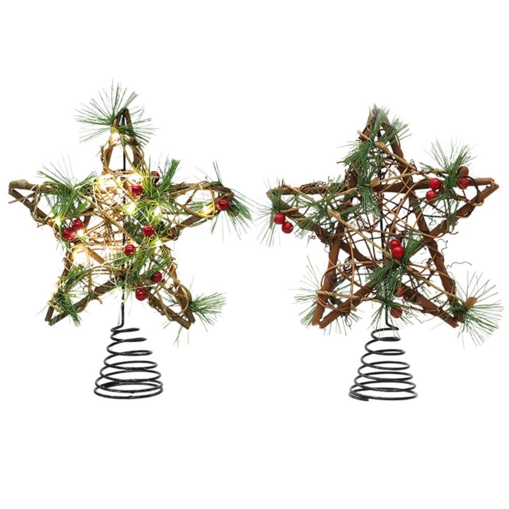 Wooden Christmas Tree Top Star LED Light Tree Ornaments New Christmas Decorations No Light
Wooden Christmas Tree Top Star LED Light Tree Ornaments New Christmas Decorations No Light