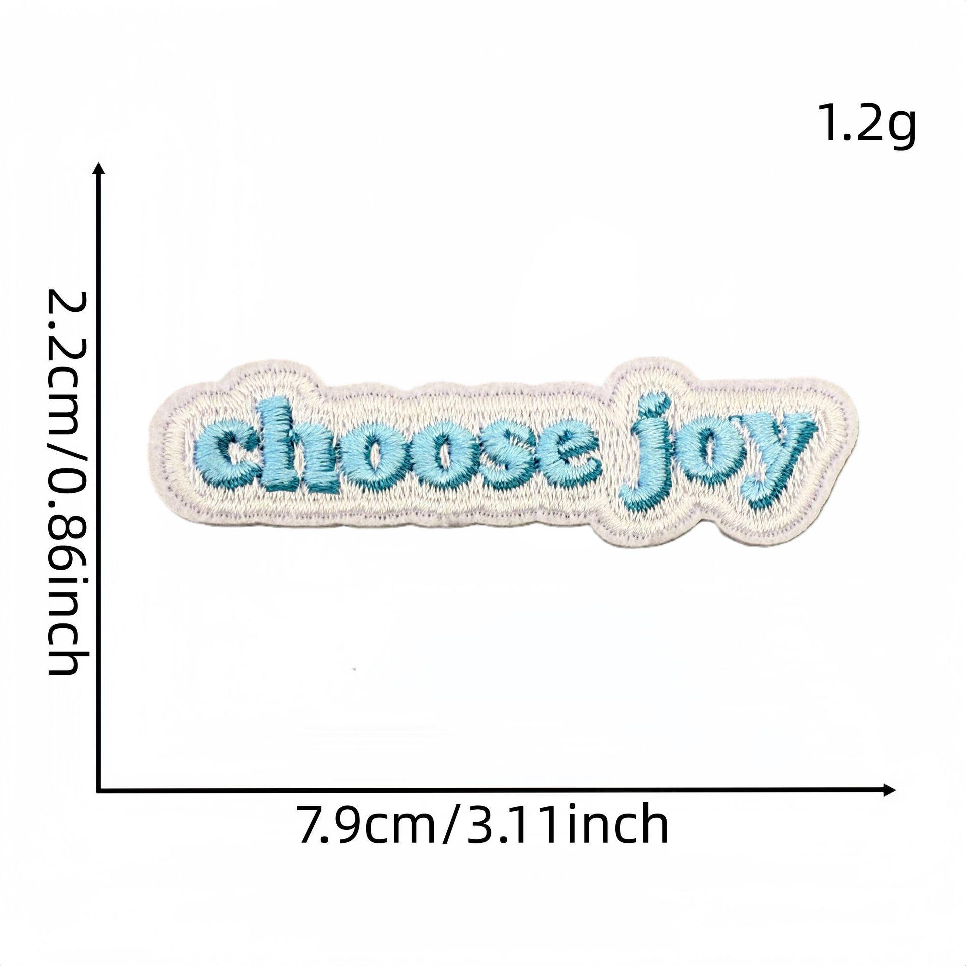 Cross Cartoon Motivational Embroidered Badge for Clothing and Bags
Cross Cartoon Motivational Embroidered Badge for Clothing and Bags