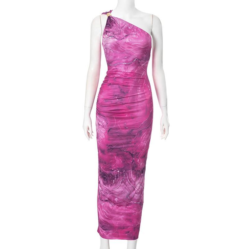 Женское летнее темпераментное элегантное облегающее длинное платье с косым принтом и высокой талией M
Женское летнее темпераментное элегантное облегающее длинное платье с косым принтом и высокой талией M