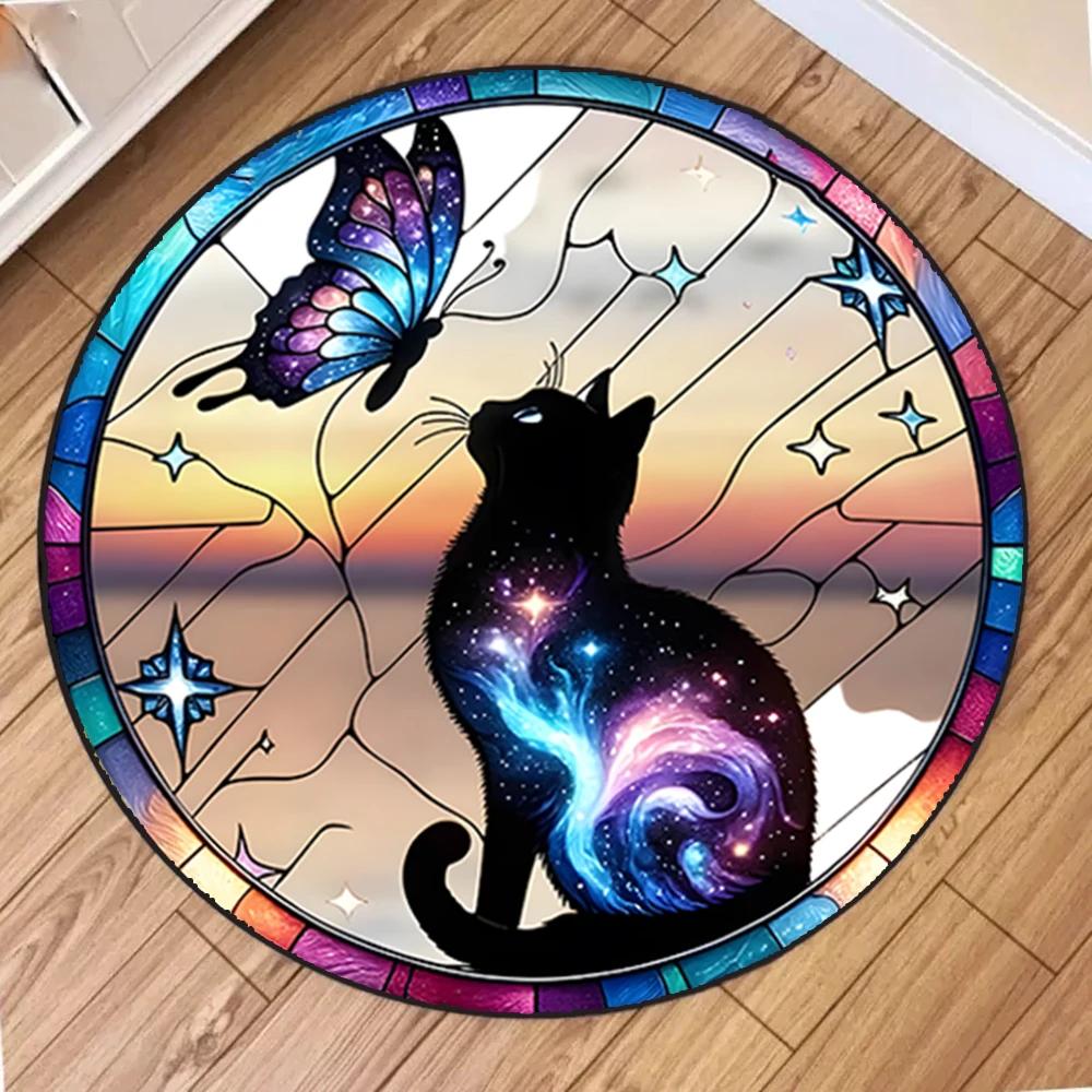Cartoon Cat Dog Pattern Round Carpet Non Slip Floor Mat for Living Room Bedroom Decor Home Sofa Coffee Table Area Rugs Washable 60cm
Cartoon Cat Dog Pattern Round Carpet Non Slip Floor Mat for Living Room Bedroom Decor Home Sofa Coffee Table Area Rugs Washable 60cm