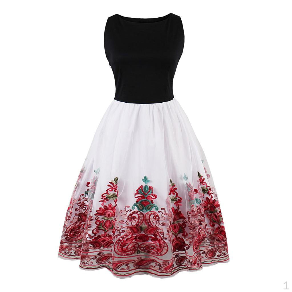 Женское Винтажное Цветочное Коктейльное Чайное Платье Без Рукавов 50-х White Red 2XL
Женское Винтажное Цветочное Коктейльное Чайное Платье Без Рукавов 50-х White Red 2XL