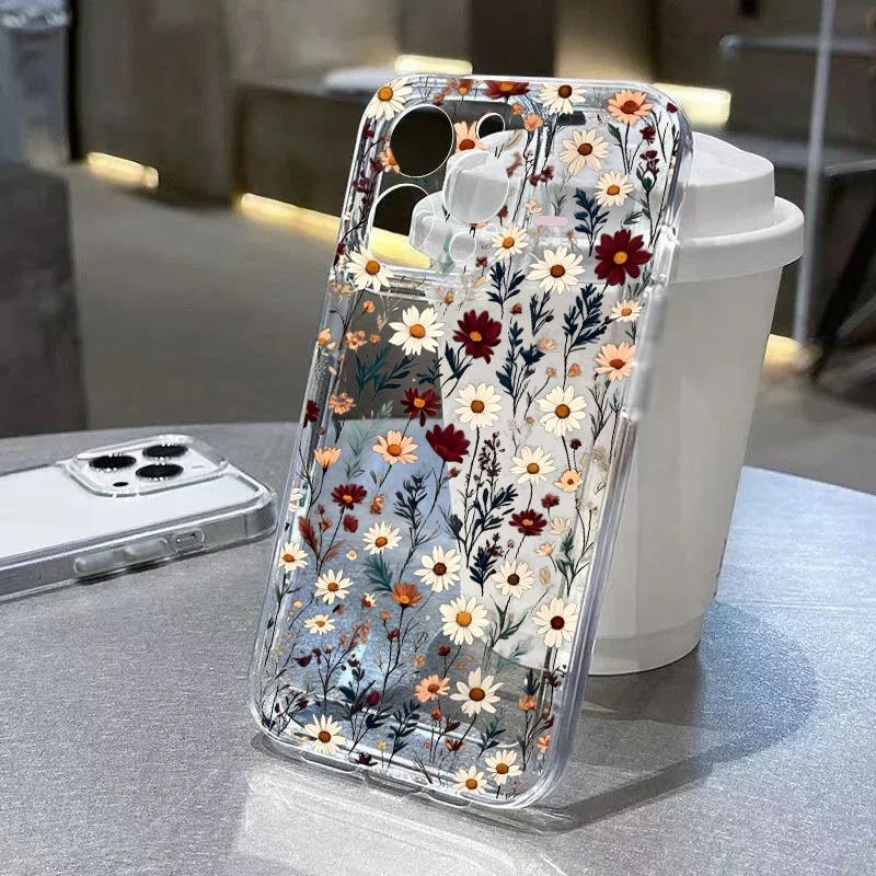 Fashion Daisy Flower TPU Phone Case For iPhone 11 12 13 14 15 16 17 Pro Max 17 Air 16e 17e Plus Soft Silicone Phone Coque Cover iphone 16 ProMax
Fashion Daisy Flower TPU Phone Case For iPhone 11 12 13 14 15 16 17 Pro Max 17 Air 16e 17e Plus Soft Silicone Phone Coque Cover iphone 16 ProMax