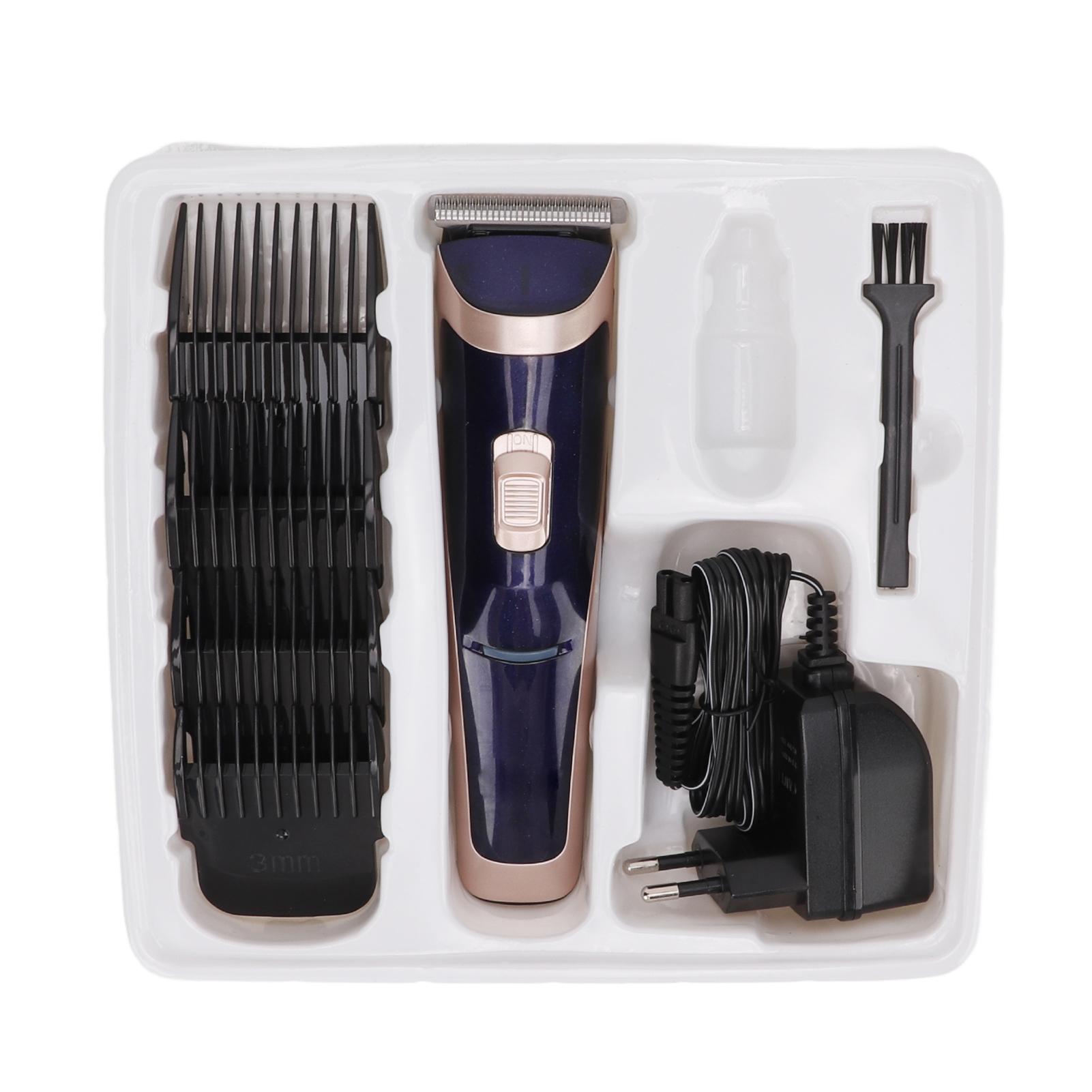 Электрический триммер для волос Лезвие из нержавеющей стали 4 направляющие насадки Профессиональная машинка для стрижки и укладки EU Plug
Электрический триммер для волос Лезвие из нержавеющей стали 4 направляющие насадки Профессиональная машинка для стрижки и укладки EU Plug