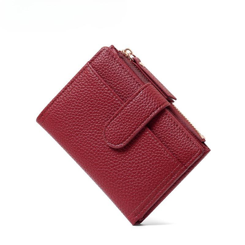 Stylish Litchi Pattern Simple Women Wallet with High-end Temperament Multi-Function Two Fold Multi Slot Zipper Short Coin Purse бордовий
Stylish Litchi Pattern Simple Women Wallet with High-end Temperament Multi-Function Two Fold Multi Slot Zipper Short Coin Purse бордовий