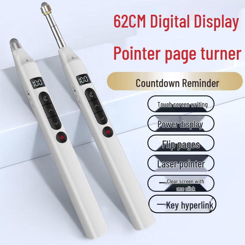 Multi-functional Presentation Clicker with Digital Countdown
Multi-functional Presentation Clicker with Digital Countdown