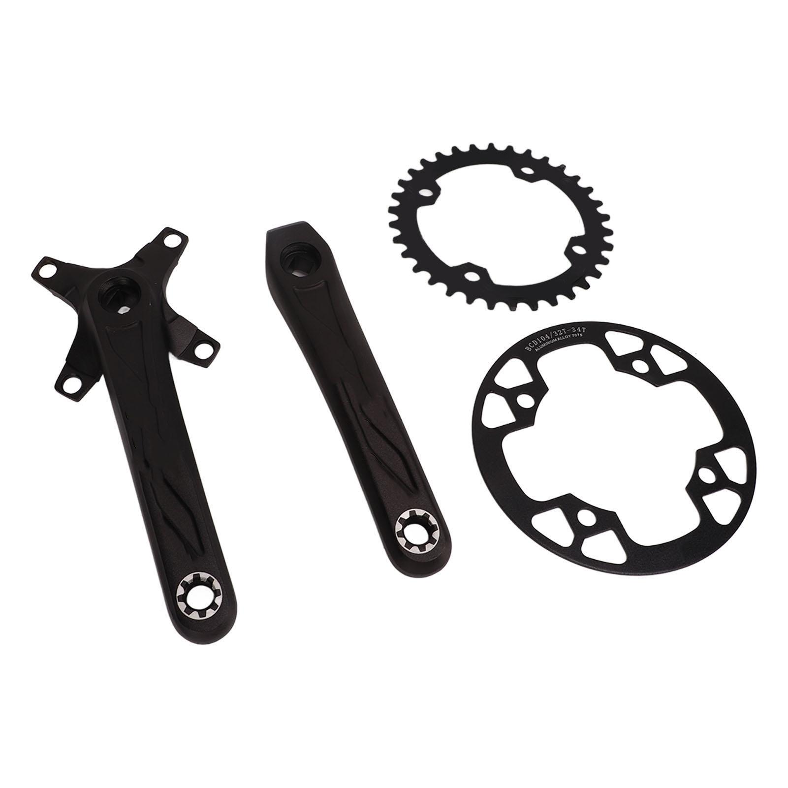 Bike Crankset Mountain Bike Crank Arm Set with 34T Positive Negative Teeth 3234T Guard Chainset
Bike Crankset Mountain Bike Crank Arm Set with 34T Positive Negative Teeth 3234T Guard Chainset
