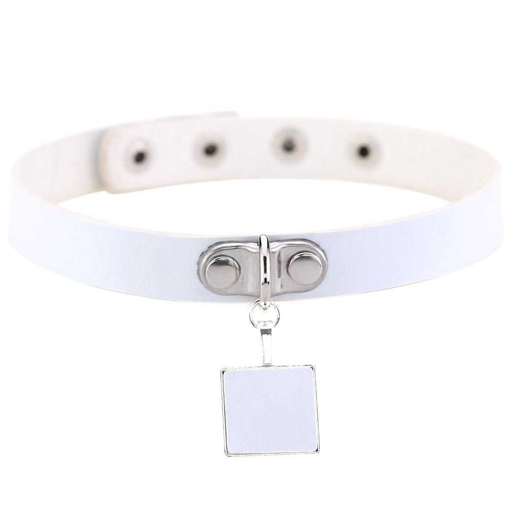 DIEZI Vintage Cosplay White PU Leather Clavicle Chain Neck Necklace For Women Harajuku Gothic Choker Statement Necklace Jewelry
DIEZI Vintage Cosplay White PU Leather Clavicle Chain Neck Necklace For Women Harajuku Gothic Choker Statement Necklace Jewelry