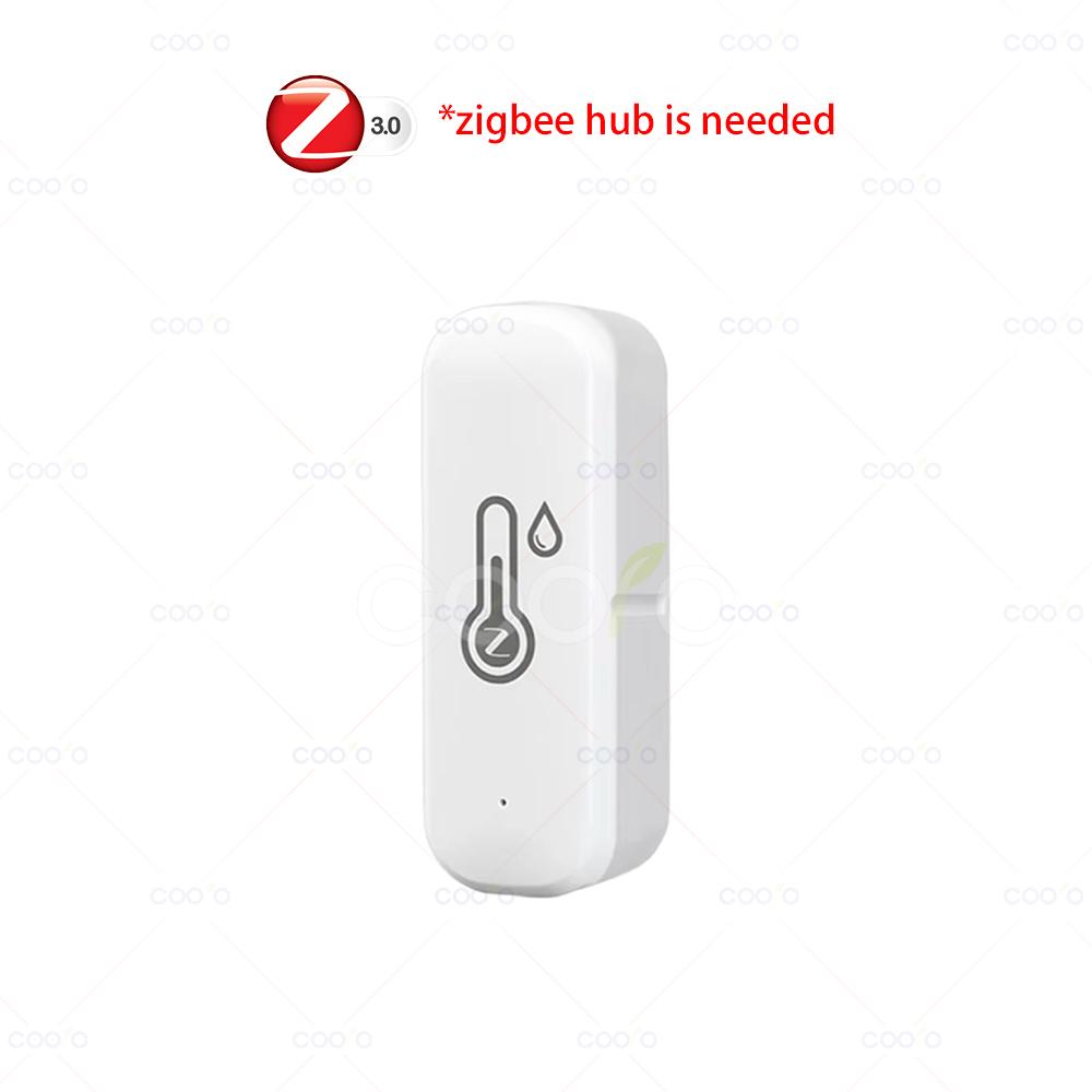 Tuya Zigbee Temperature Humidity Sensor Smart Home Indoor Thermometer Hygrometer App Monitoring work with Smart Life Zigbee2mqtt Zigbee Version
Tuya Zigbee Temperature Humidity Sensor Smart Home Indoor Thermometer Hygrometer App Monitoring work with Smart Life Zigbee2mqtt Zigbee Version