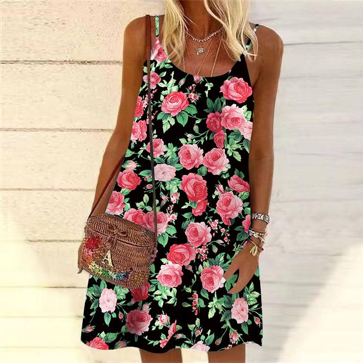 Женское мини-платье с принтом розовых роз и цветов, вечернее платье без рукавов, летнее пляжное платье, сарафан 8XL
Женское мини-платье с принтом розовых роз и цветов, вечернее платье без рукавов, летнее пляжное платье, сарафан 8XL