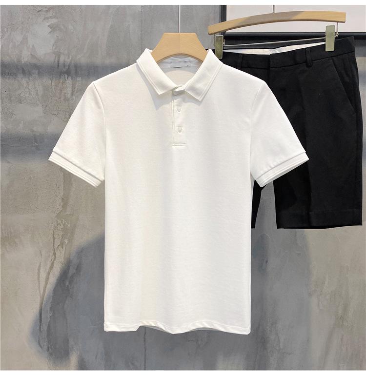 2024 Мужская приталенная однотонная рубашка поло с лацканами и бусинами - Повседневная с короткими рукавами XL белый
2024 Мужская приталенная однотонная рубашка поло с лацканами и бусинами - Повседневная с короткими рукавами XL белый