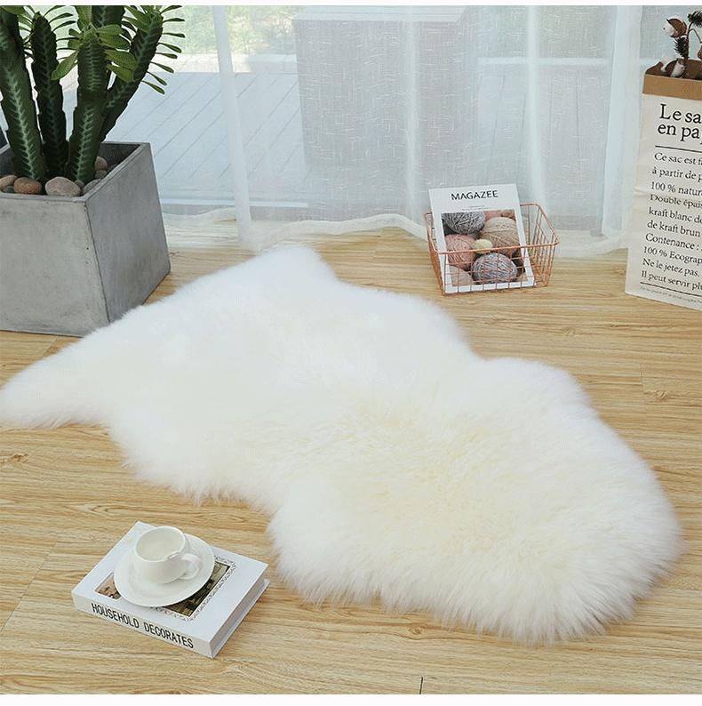 Sheepskin Wool Carpet Sofa Cushion Chair Bedroom Living Room 10070cm Decor White
Sheepskin Wool Carpet Sofa Cushion Chair Bedroom Living Room 10070cm Decor White