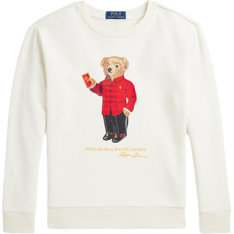 Polo Ralph Lauren New Year Collection Cotton Bear Pattern Crew Neck Long Sleeve Kids tops Cream CWPOKNIY8021339-101 S
Polo Ralph Lauren New Year Collection Cotton Bear Pattern Crew Neck Long Sleeve Kids tops Cream CWPOKNIY8021339-101 S