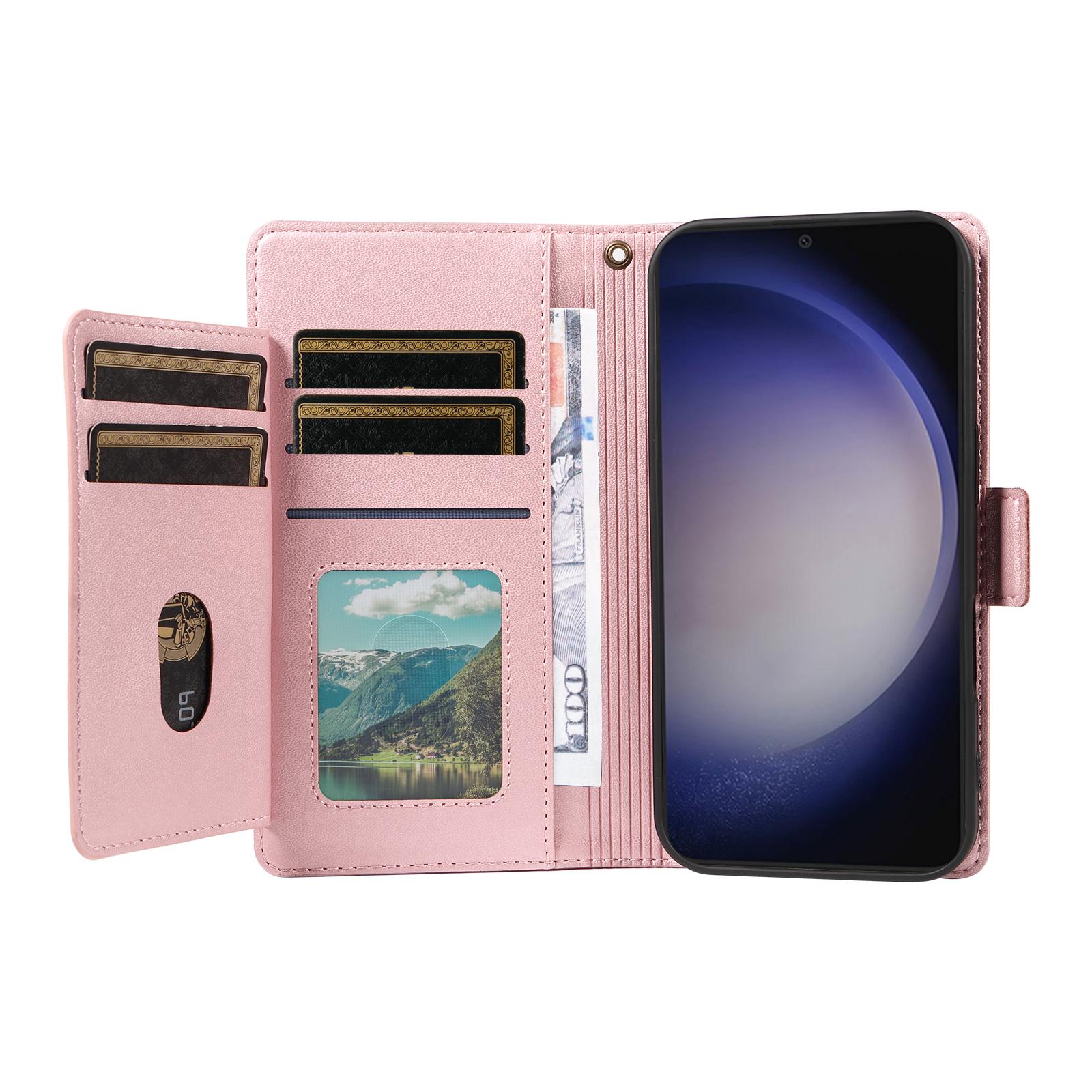 For Samsung Galaxy S25+/S24+ Case with Multi-Card Holder and Strap PU Leather Phone Cover Stand Black
For Samsung Galaxy S25+/S24+ Case with Multi-Card Holder and Strap PU Leather Phone Cover Stand Black