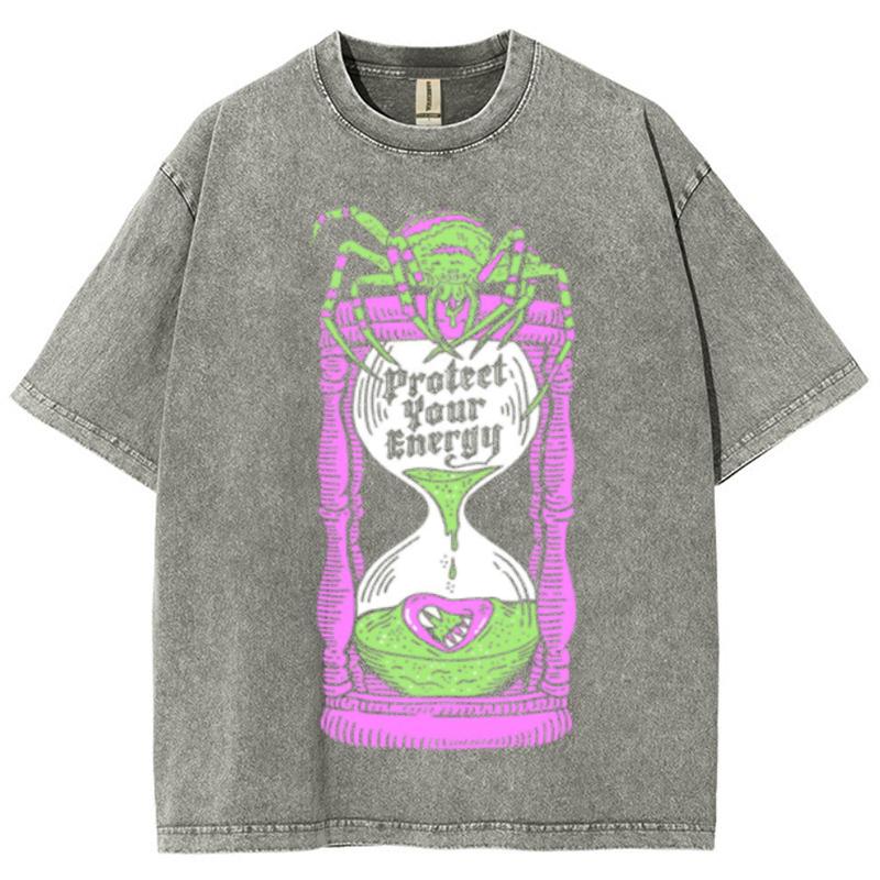 American Vintage Magic Potion Spider Print Women s T-Shirt Street Trend Short Sleeve Washed Fabric Crew Neck Top S
American Vintage Magic Potion Spider Print Women s T-Shirt Street Trend Short Sleeve Washed Fabric Crew Neck Top S