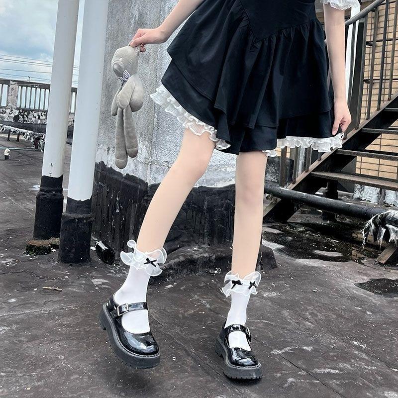 Lolita Socks Bow Mesh Japanese Girl Heart Sweet And Cute Thin Summer Stacking Socks Jk Medium Tube Socks One size fits all белый
Lolita Socks Bow Mesh Japanese Girl Heart Sweet And Cute Thin Summer Stacking Socks Jk Medium Tube Socks One size fits all белый