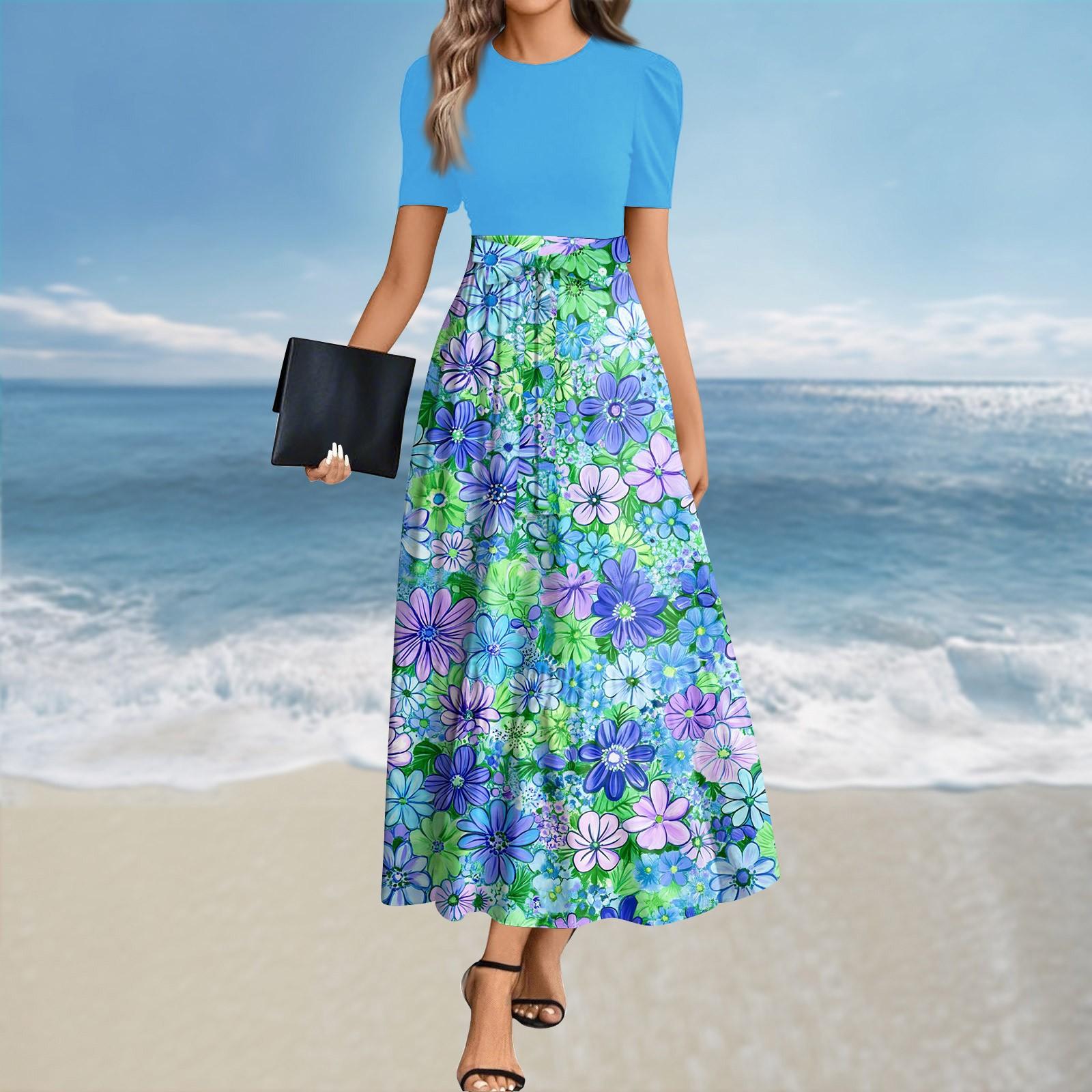 Жіноча літня сукня вільна пляжна відпустка повсякденна глибокий V-подібний виріз жилет елегантна сукня-сорочка XXL
Жіноча літня сукня вільна пляжна відпустка повсякденна глибокий V-подібний виріз жилет елегантна сукня-сорочка XXL