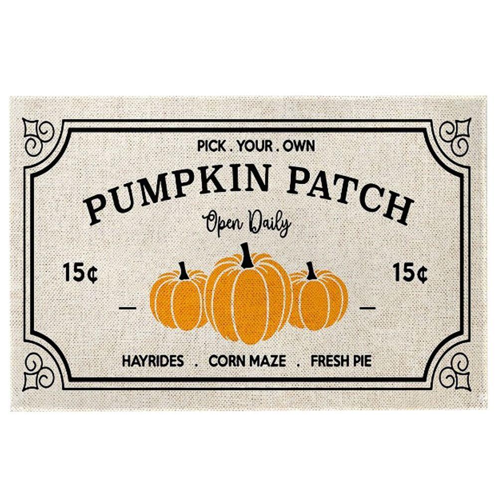 Anti-slip Pumpkin Floor Mat Absorbent Door Mat Thicker Carpet Thanksgiving 40X60CM
Anti-slip Pumpkin Floor Mat Absorbent Door Mat Thicker Carpet Thanksgiving 40X60CM