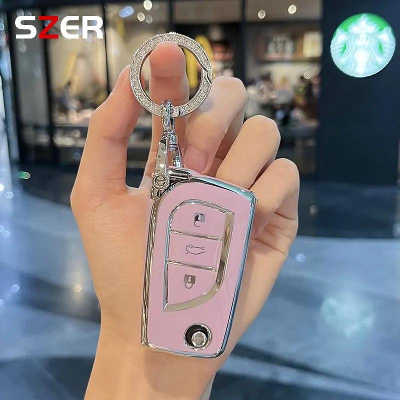 TPU Car Key Case Cover Fob Shell For Keyachain Toyota Corolla Altis Auris Aygo Yaris Camry RAV4 Verso TC IM Shell Accessories
TPU Car Key Case Cover Fob Shell For Keyachain Toyota Corolla Altis Auris Aygo Yaris Camry RAV4 Verso TC IM Shell Accessories
