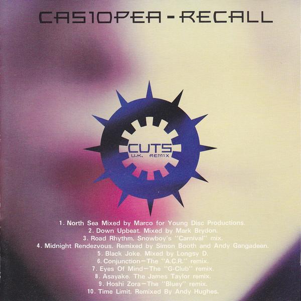 CD CASIOPEA; CASIOPEA-RECALL - CUTS-U.K.REMIX ALCA459 ALFA 1993 Japan ObiDance & Electronica Used
CD CASIOPEA; CASIOPEA-RECALL - CUTS-U.K.REMIX ALCA459 ALFA 1993 Japan ObiDance & Electronica Used