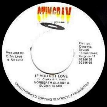 7inch Record NORBERT CLARKE SUGAR BLACK If You Got Love NONE Stingray Record Jamaica Reggae Ska Dub Used
7inch Record NORBERT CLARKE SUGAR BLACK If You Got Love NONE Stingray Record Jamaica Reggae Ska Dub Used