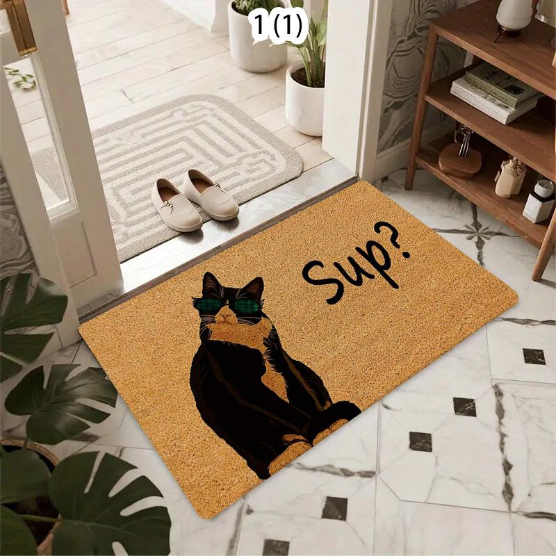 Cat Pattern Carpet Mat Rug Home Decoration Funny Text Floor Mat Entrance Doorway Indoor Decorative Welcome Mat Door Mat 50X80cm
Cat Pattern Carpet Mat Rug Home Decoration Funny Text Floor Mat Entrance Doorway Indoor Decorative Welcome Mat Door Mat 50X80cm