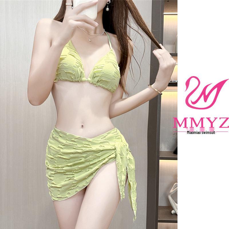 European & American Green Lace Bikini Two-Piece Swimsuit - Women s Sexy Swimwear M (95-105 jin)
European & American Green Lace Bikini Two-Piece Swimsuit - Women s Sexy Swimwear M (95-105 jin)