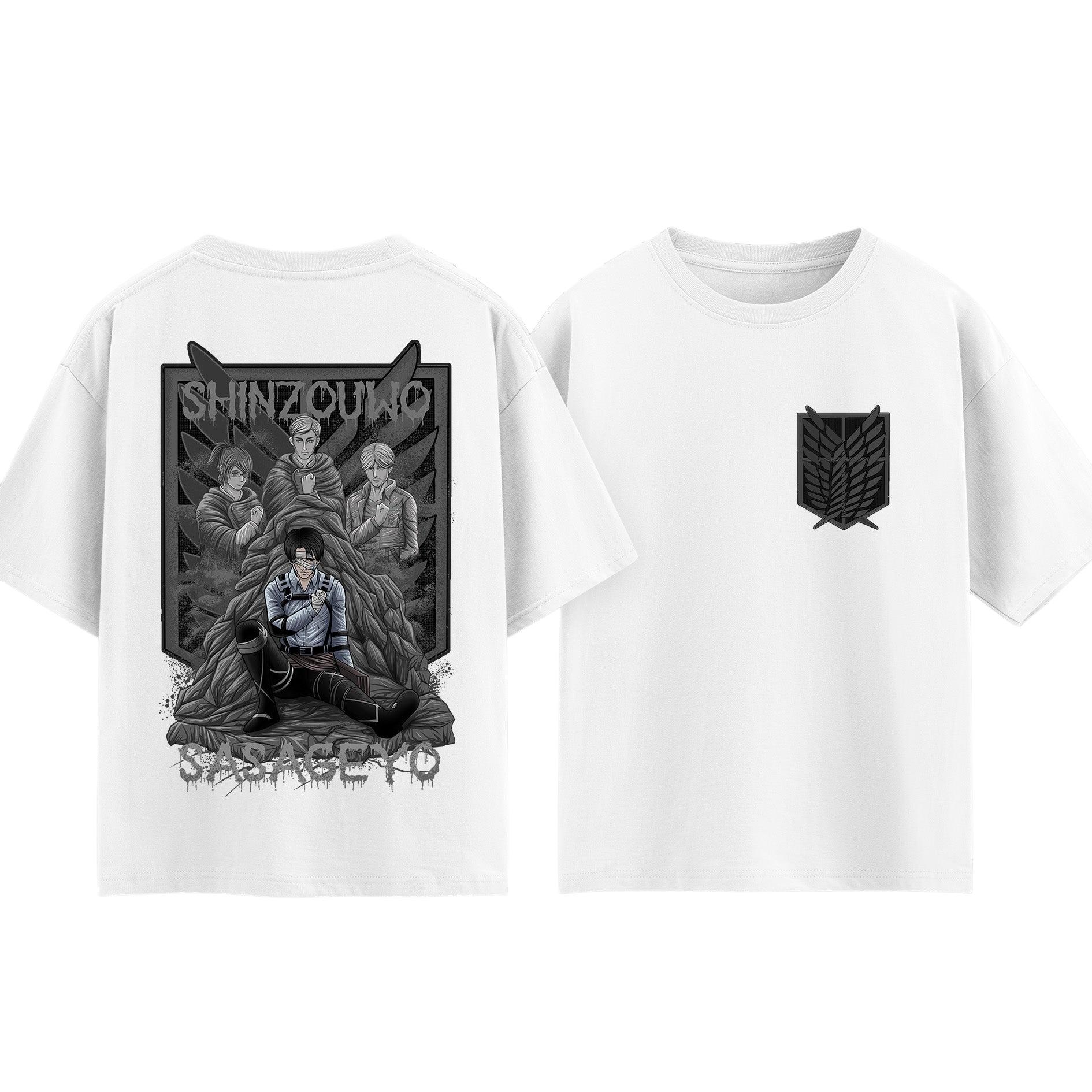 Attack on Titan SHINZOUMO SASAGEYO T-shirt Men Women Summer Cotton Y2K Clothing Fashion Anime Fans Short Sleeve Top Streetwear S разноцветный
Attack on Titan SHINZOUMO SASAGEYO T-shirt Men Women Summer Cotton Y2K Clothing Fashion Anime Fans Short Sleeve Top Streetwear S разноцветный