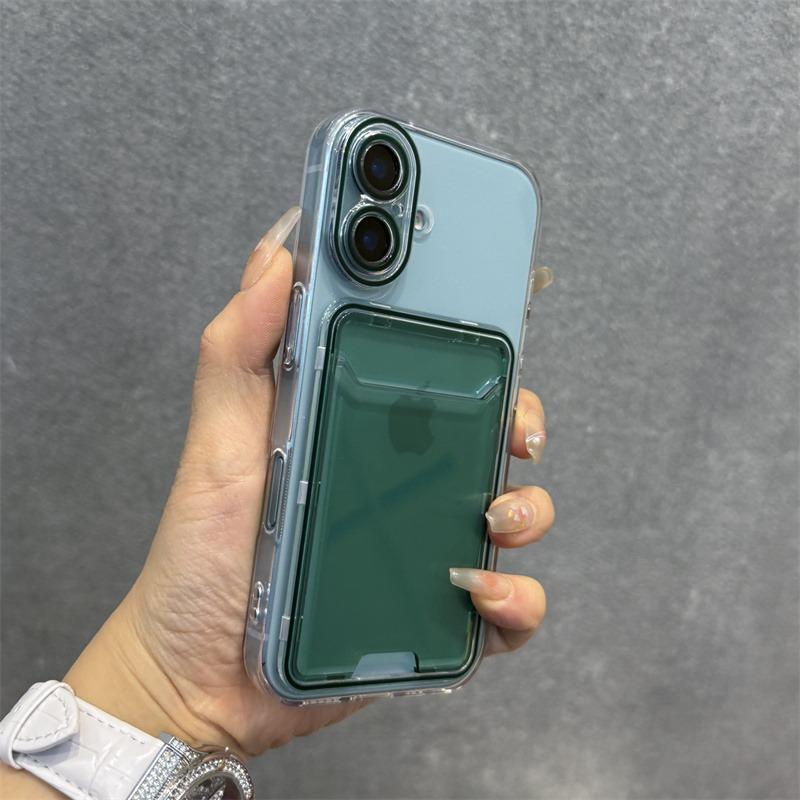 Transparent Card Holder Slot Case for iPhone 17 16 15 14 Pro Max Plus 11 12 13 Wallet Candy Color Contrast Clear Soft TPU Cover For iPhone 11Pro
Transparent Card Holder Slot Case for iPhone 17 16 15 14 Pro Max Plus 11 12 13 Wallet Candy Color Contrast Clear Soft TPU Cover For iPhone 11Pro