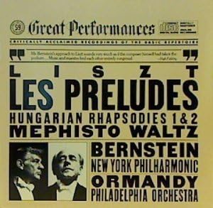 CD LISZT,BERNSTEIN,ORMANDY; NYP - Les Preludes / Hungarian Rhapsodies MYK37772 Japan Classical Used
CD LISZT,BERNSTEIN,ORMANDY; NYP - Les Preludes / Hungarian Rhapsodies MYK37772 Japan Classical Used