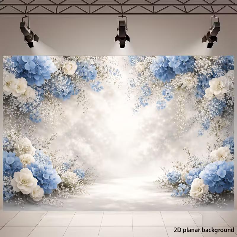 2D Flat Floral Arch Backdrop with White Roses for Aesthetic Events 47.2x31.5inch/120*80cm
2D Flat Floral Arch Backdrop with White Roses for Aesthetic Events 47.2x31.5inch/120*80cm