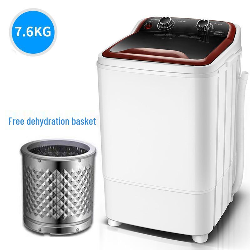 7.6KG Large Capacity Semi-Automatic Mini Washing Machine with Integrated Drainer for Home Use
7.6KG Large Capacity Semi-Automatic Mini Washing Machine with Integrated Drainer for Home Use