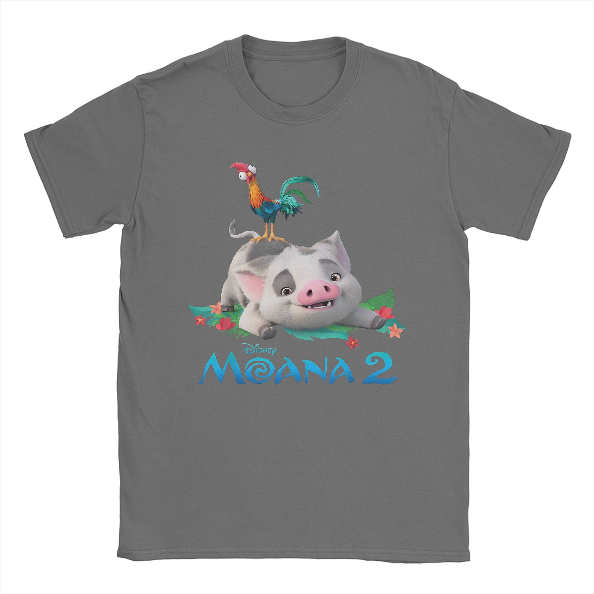 Moana 2 Pua and Heihei Movie T-Shirt Men Princess Cartoon Hipster Cotton Tees Crewneck Short Sleeve T Shirts Big Size Clothing 4XL
Moana 2 Pua and Heihei Movie T-Shirt Men Princess Cartoon Hipster Cotton Tees Crewneck Short Sleeve T Shirts Big Size Clothing 4XL