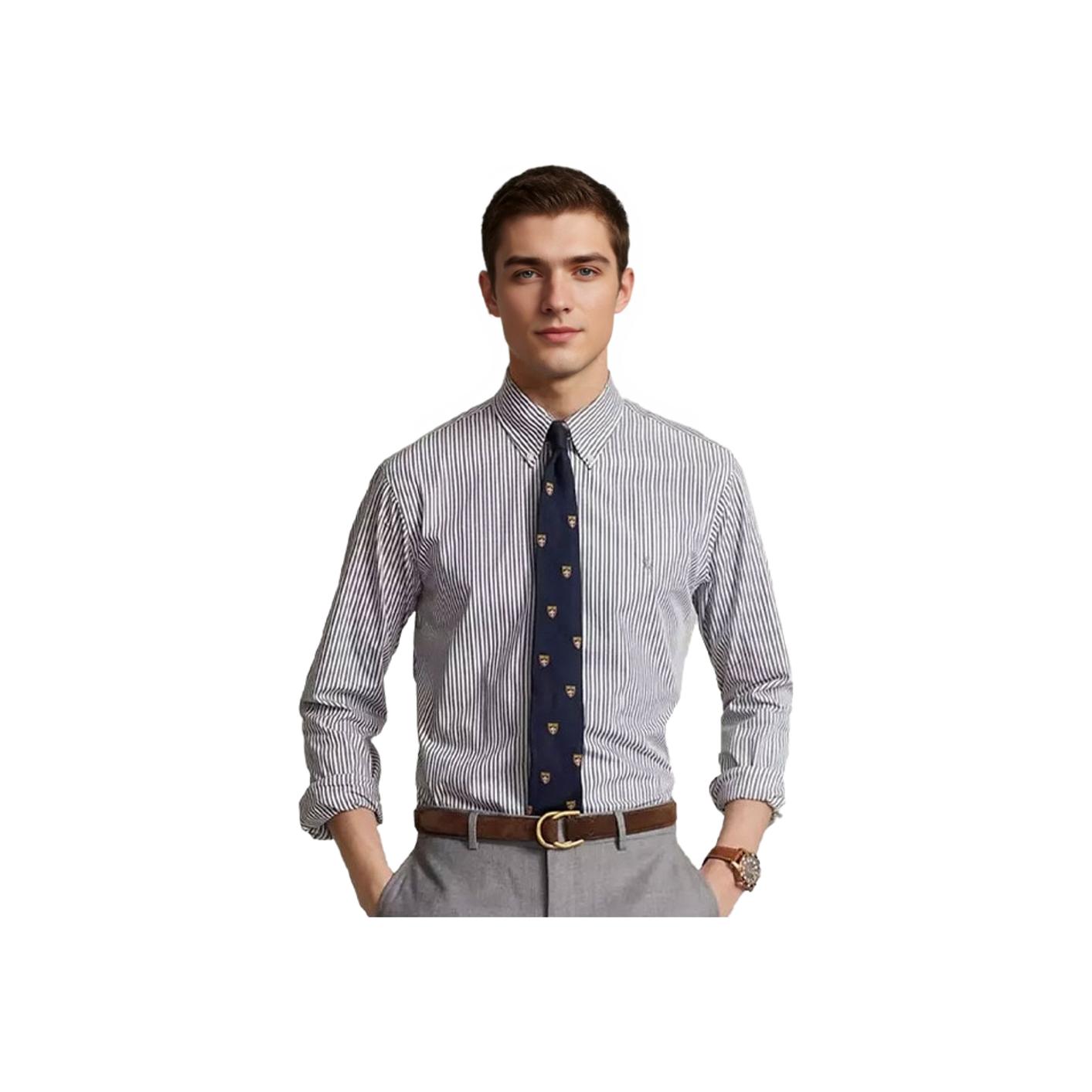 Polo Ralph Lauren Полосатый логотип вышитый однобортный длинный рукав рубашка мужские рубашки синий 710811434-011 XL
Polo Ralph Lauren Полосатый логотип вышитый однобортный длинный рукав рубашка мужские рубашки синий 710811434-011 XL