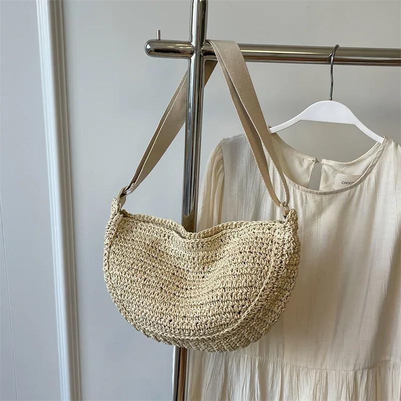 Forest Lazy Style Crossbody Bag Bohemian Handmade Grass Woven Bag Leisure Vacation Beach Women s Woven Dumpling Handbag
Forest Lazy Style Crossbody Bag Bohemian Handmade Grass Woven Bag Leisure Vacation Beach Women s Woven Dumpling Handbag