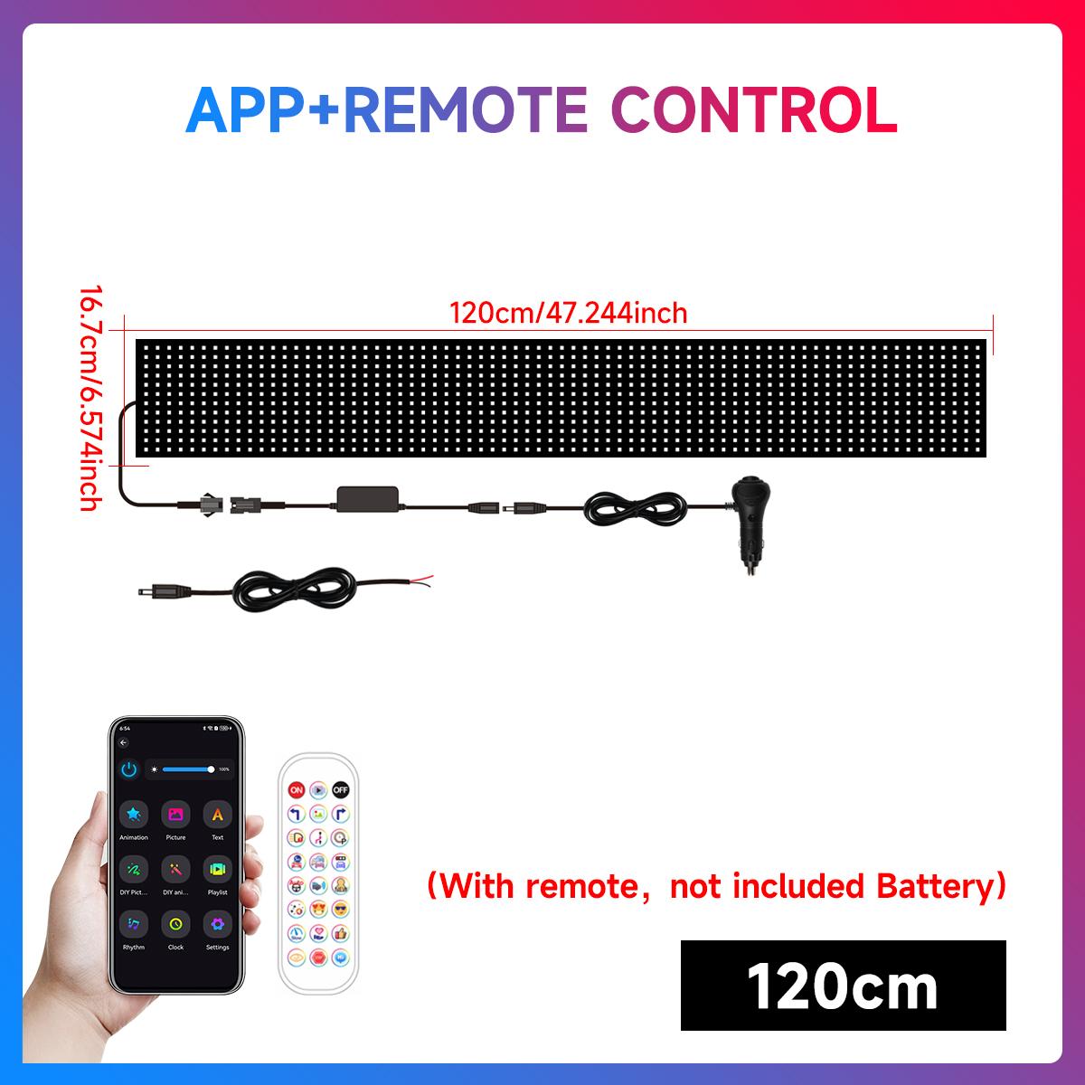 New APP LED Truck Car Devil Eye Light Display For Board Windshield Remote Music Control Custom Text Pattern Lighting12V 24V
New APP LED Truck Car Devil Eye Light Display For Board Windshield Remote Music Control Custom Text Pattern Lighting12V 24V