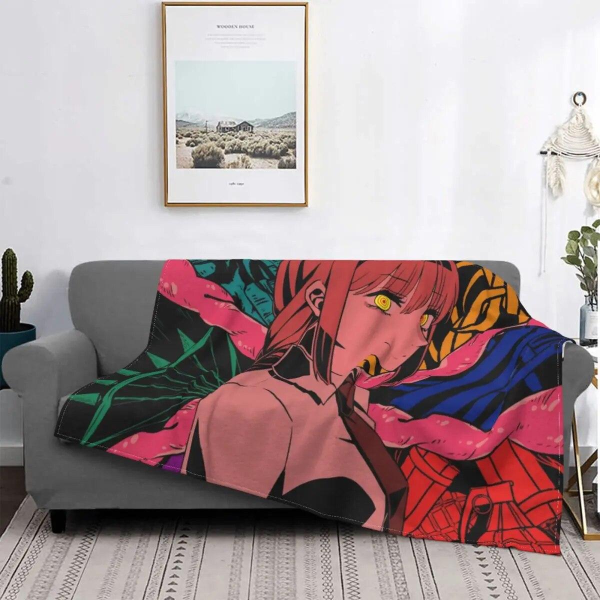 Makima Chainsaw Man Anime Blankets Fleece Printed Breathable Lightweight Thin Throw Blankets for Bedding Travel Quilt
Makima Chainsaw Man Anime Blankets Fleece Printed Breathable Lightweight Thin Throw Blankets for Bedding Travel Quilt