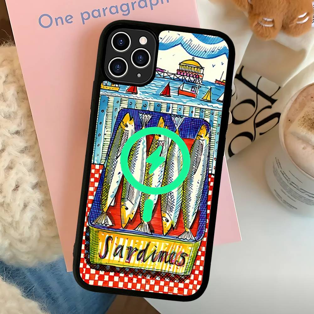 Sardines Fish For IPhone 17 Air 16 E 15 14 13 12 11 Pro Max Plus PC Shock TPU Cover For Magsafe Phone Cover iPhone 14 pro
Sardines Fish For IPhone 17 Air 16 E 15 14 13 12 11 Pro Max Plus PC Shock TPU Cover For Magsafe Phone Cover iPhone 14 pro