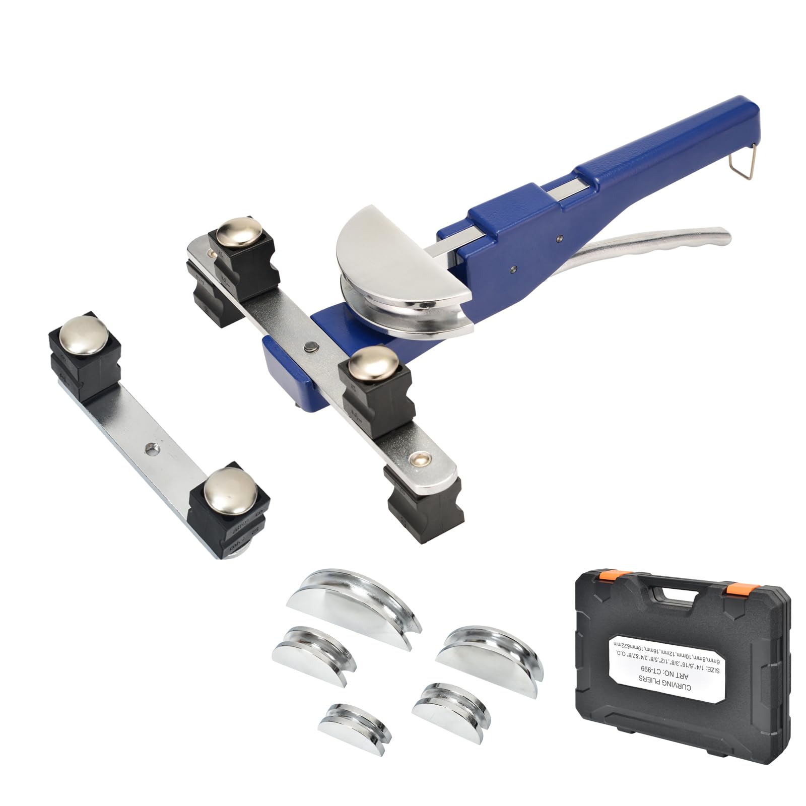 Kaitou Pipe Bender Ratchet Type Bender Set with Reverse Adapter Aluminum Storage Case Maximum Bending Angle Tool 1/4 3/8 1/2 5/8 3/4 90°
Kaitou Pipe Bender Ratchet Type Bender Set with Reverse Adapter Aluminum Storage Case Maximum Bending Angle Tool 1/4 3/8 1/2 5/8 3/4 90°