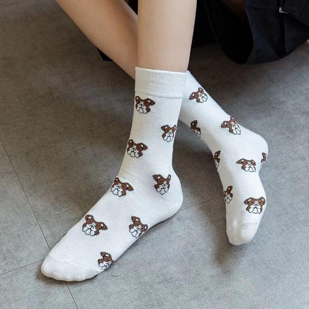 Dog Mid-Calf Socks Duck Ankle Short Socks Sweat Absorbent Cartoon Tube Socks Autumn Winter bear
Dog Mid-Calf Socks Duck Ankle Short Socks Sweat Absorbent Cartoon Tube Socks Autumn Winter bear