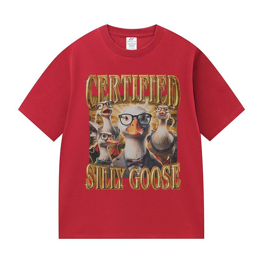 Certified Funny Silly Goose Meme Graphic TShirts Unisex Women Casual Hot Sale Short Sleeve T Shirt Retro Oversized Cotton T Shirts S
Certified Funny Silly Goose Meme Graphic TShirts Unisex Women Casual Hot Sale Short Sleeve T Shirt Retro Oversized Cotton T Shirts S