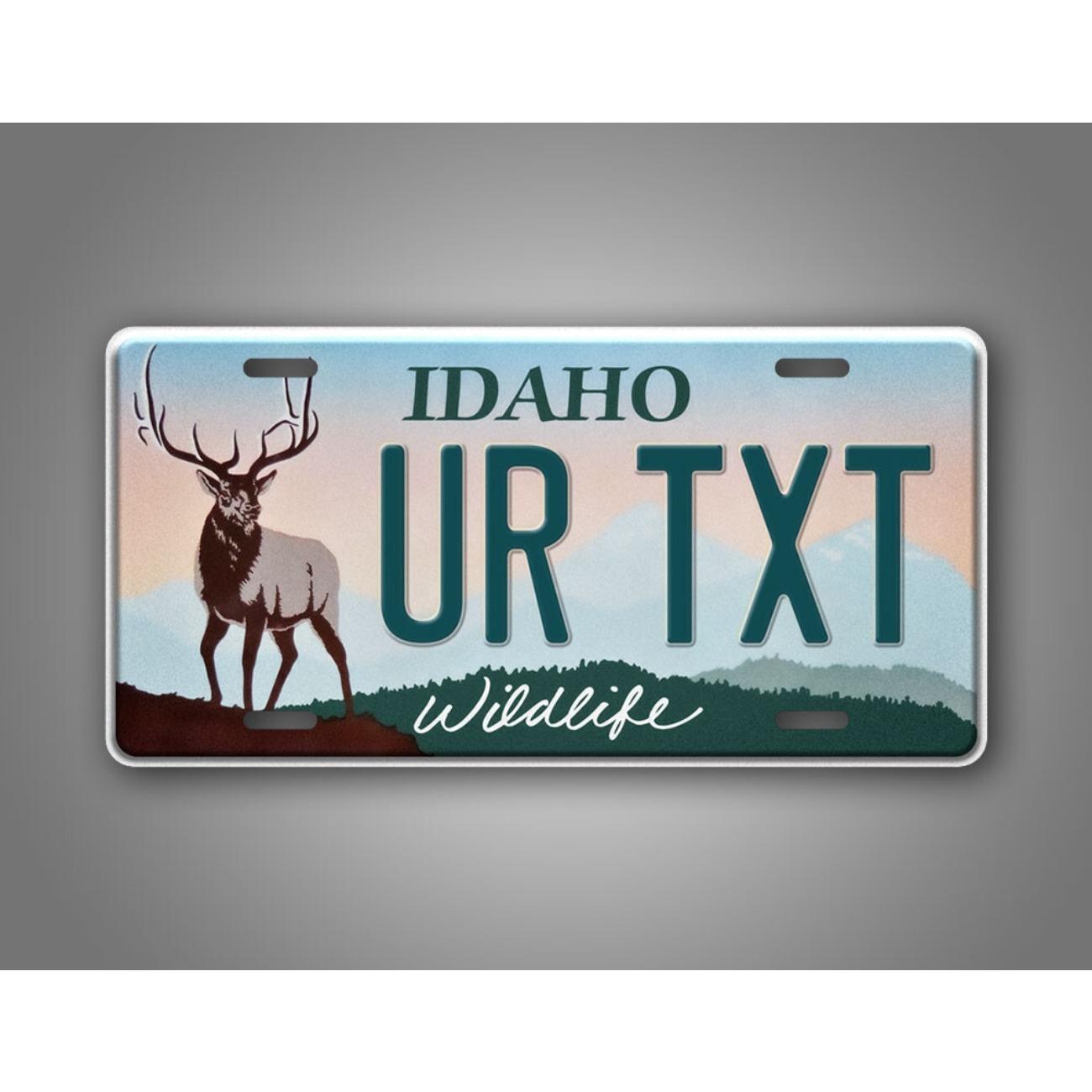Custom Idaho Elk Wildlife Metal Sign Waterproof Decorative Plaque білий
Custom Idaho Elk Wildlife Metal Sign Waterproof Decorative Plaque білий