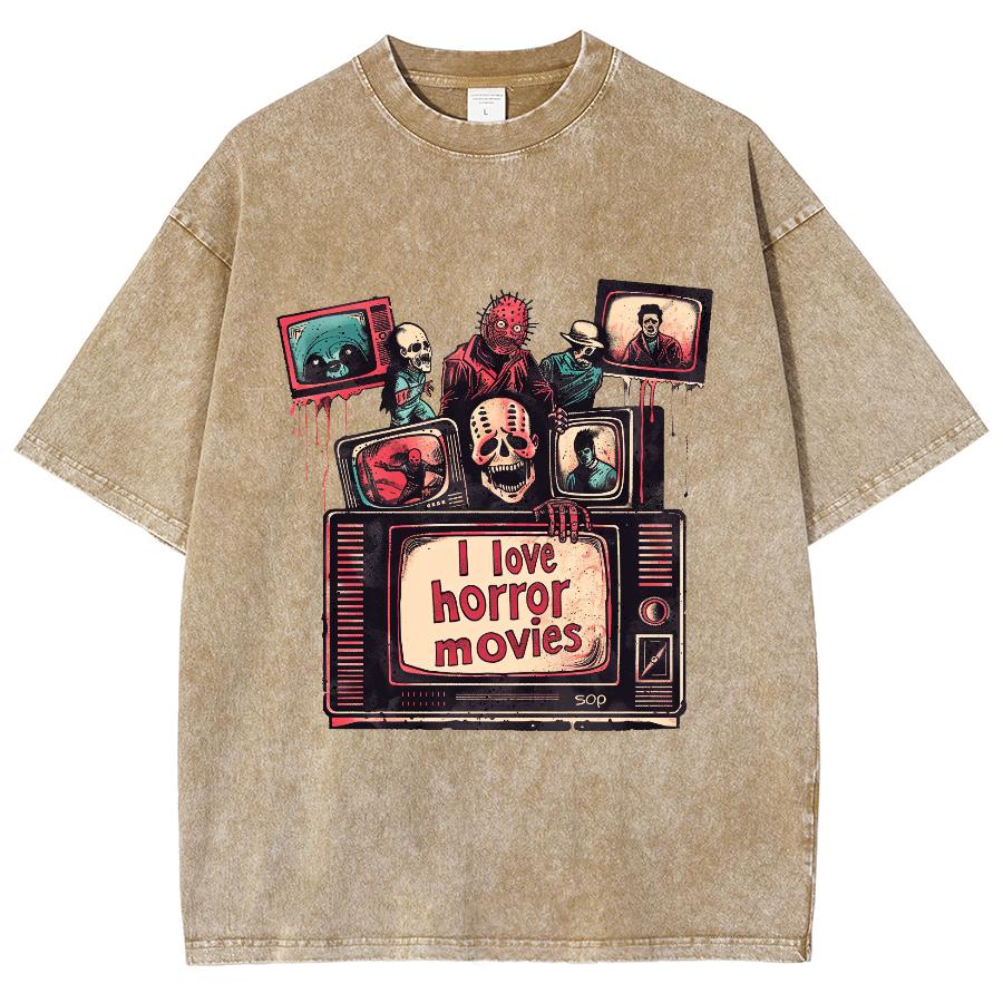 Футболка с мультяшным принтом в стиле фильма ужасов, оверсайз, эластичные короткие рукава, удобный дышащий дизайн, забавный топ M
Футболка с мультяшным принтом в стиле фильма ужасов, оверсайз, эластичные короткие рукава, удобный дышащий дизайн, забавный топ M