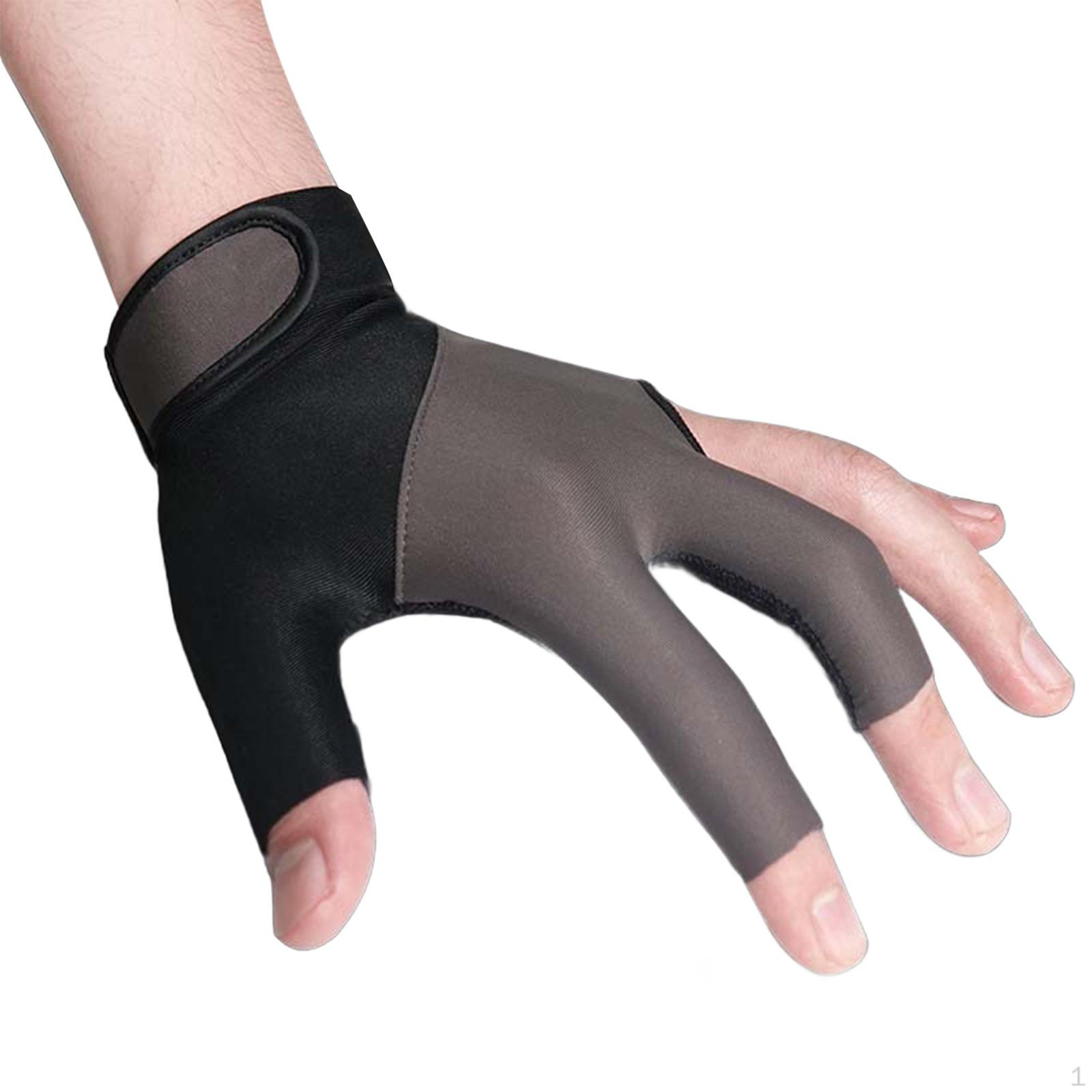 Перчатки для бильярда с 3 пальцами, перчатки для снукера, легкий нескользящий эластичный кий для игр серый
Перчатки для бильярда с 3 пальцами, перчатки для снукера, легкий нескользящий эластичный кий для игр серый