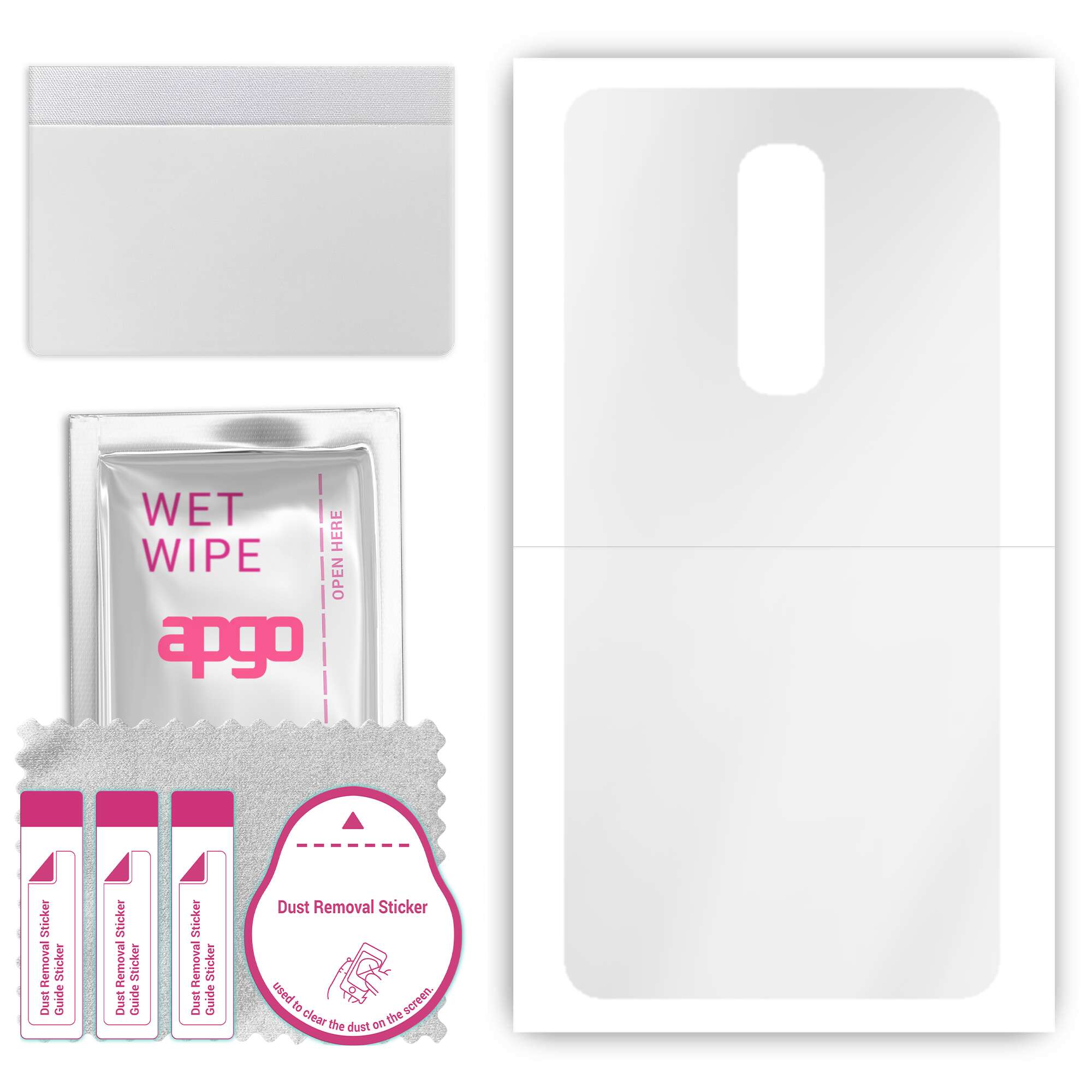 apgo Ultra Clear Protective Skin Sticker for the back compatible with OnePlus 6, Wrap Film, Hydrogel Film, Flexible, Soft TPU with positioning layer e
apgo Ultra Clear Protective Skin Sticker for the back compatible with OnePlus 6, Wrap Film, Hydrogel Film, Flexible, Soft TPU with positioning layer e