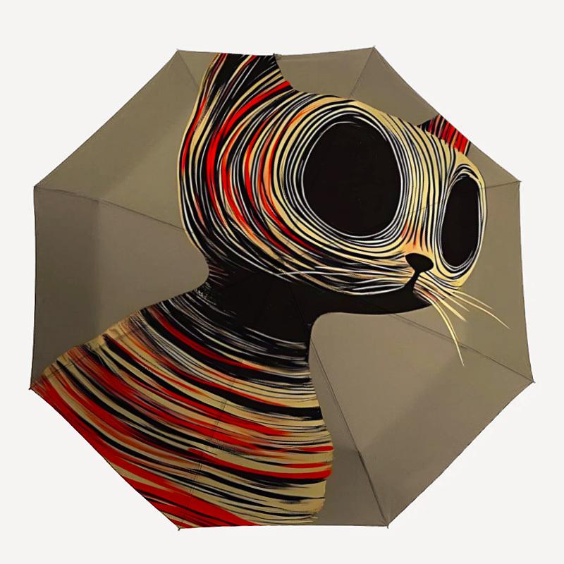 1pc Abstract Cat Whirlpool Cat Automatic Open/Close Umbrella, Portable Folding Umbrella for Travel, Themed Events030
1pc Abstract Cat Whirlpool Cat Automatic Open/Close Umbrella, Portable Folding Umbrella for Travel, Themed Events030