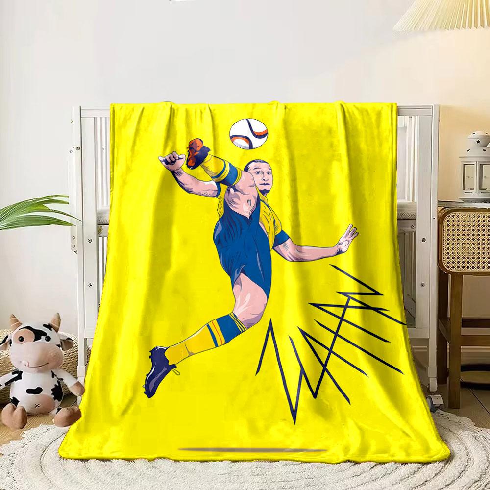 A football player performing an acrobatic kick with bold yellow accents. for all seasons blanket lunch break throw gift 80cm x 120cm
A football player performing an acrobatic kick with bold yellow accents. for all seasons blanket lunch break throw gift 80cm x 120cm