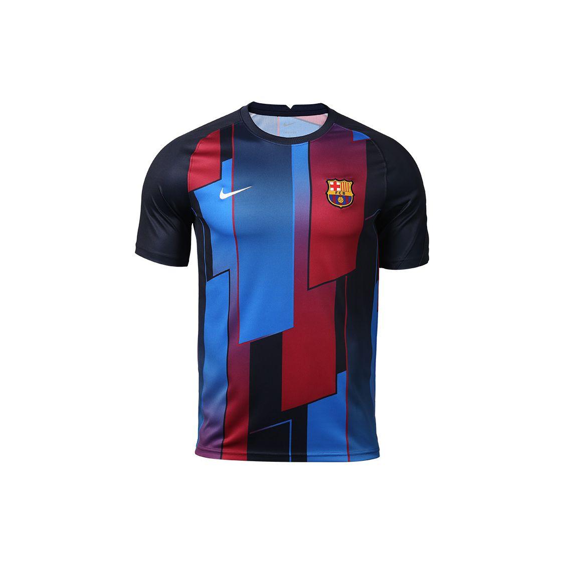 Футболка Nike FC Barcelona 21/22 Season Casual, дихаюча, з круглим вирізом і короткими рукавами, чоловічі топи, чорні CW4874-452 M
Футболка Nike FC Barcelona 21/22 Season Casual, дихаюча, з круглим вирізом і короткими рукавами, чоловічі топи, чорні CW4874-452 M
