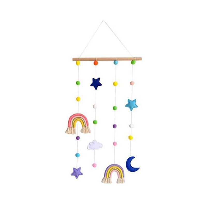 1 шт. Хлопковая нить Подвесные украшения Свадебные подвесные украшения День рождения Настенные украшения Новоселье Разноцветный